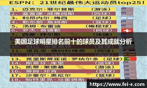 美国足球明星排名前十的球员及其成就分析